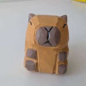 Wooden Bear Figurine